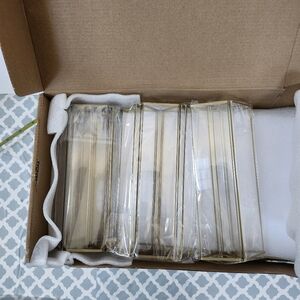 Acrylic and Gold Frames 8 Pack 9 x 12 New